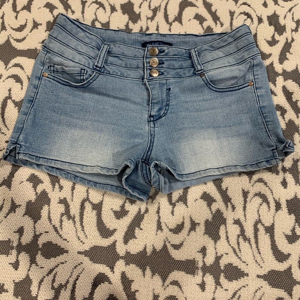 Blue Spice Jean Shorts